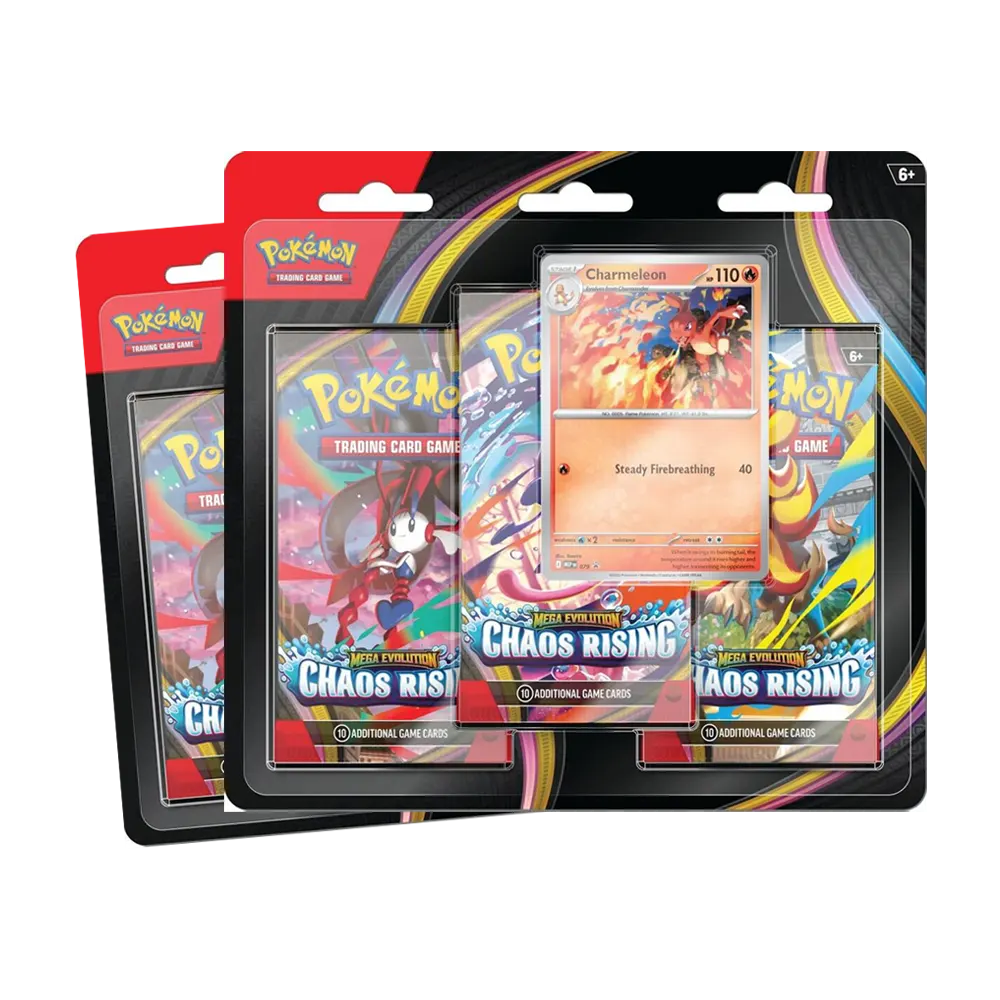 Pokemon Mega Evolution Chaos Rising tripack POKEREAVES